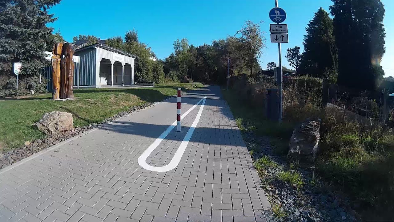 Radtour Wuppertal Nordbahntrasse ab Schee bis Vohwinkel Homanndamm