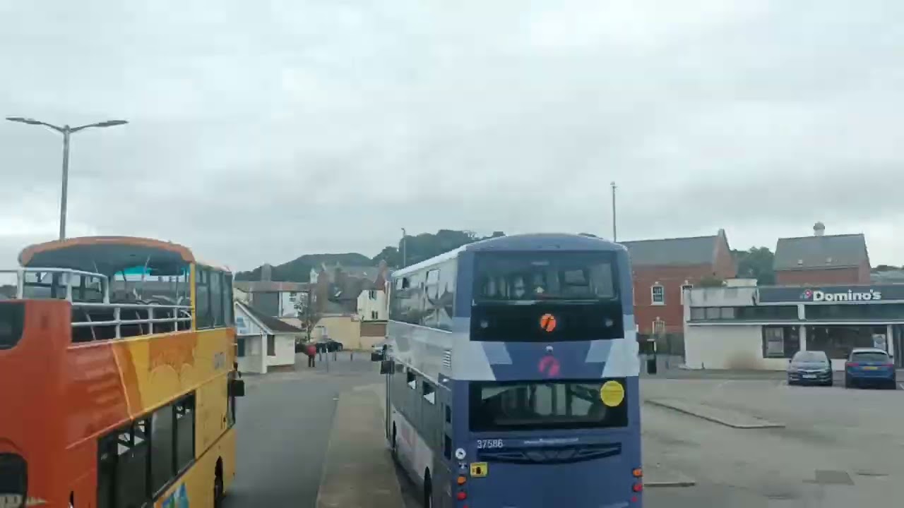 🇬🇧 BUS ROUTE TIMELAPSE | First Dorset Jurassic Coaster X51: Axminster ➔ Weymouth