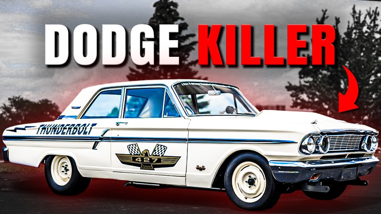 Почему компания Dodge боялась Ford Fairlane Thunderbolt 427 1964 года выпуска
