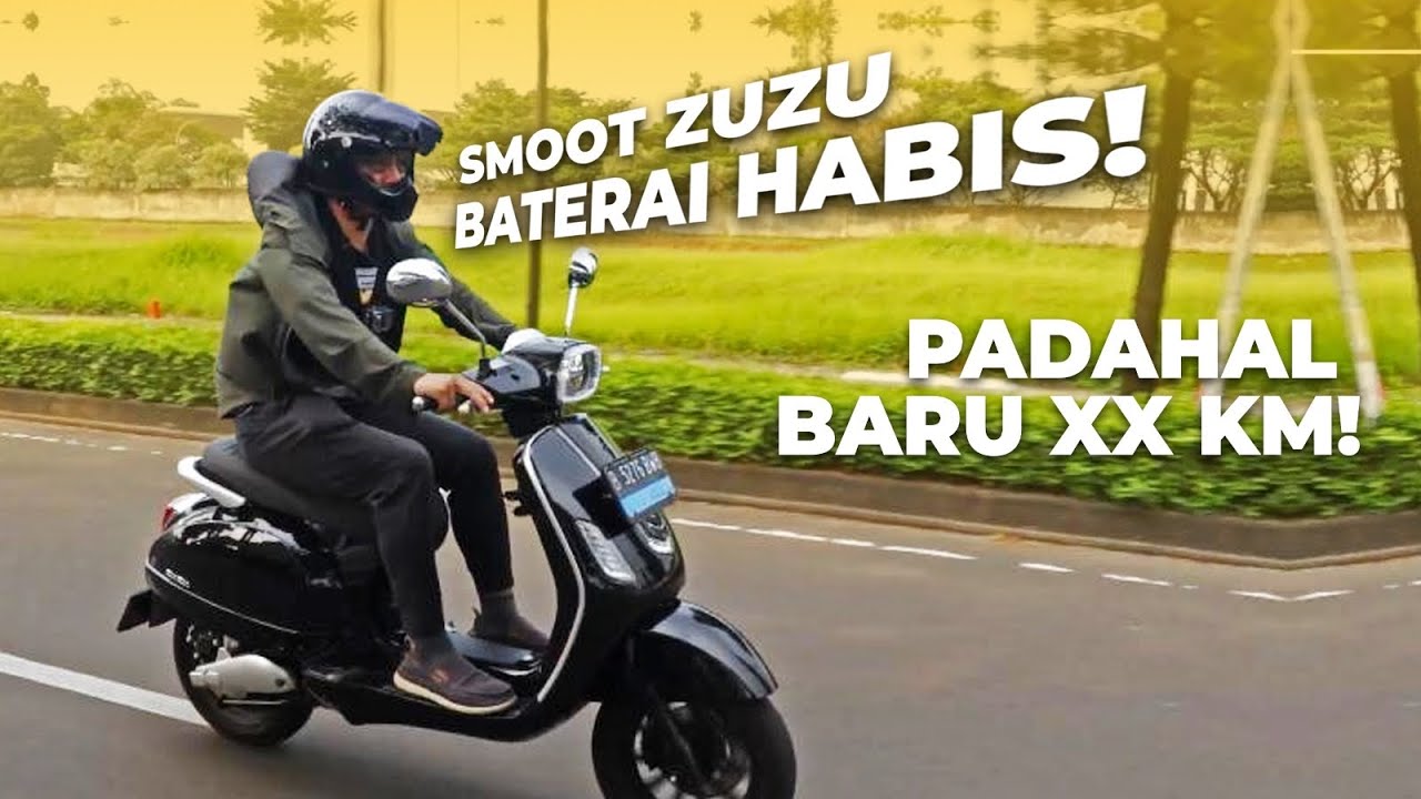 REAL TEST!! SMOOT ZUZU SAMPE BATERAI HABIS! BERHARAP KETEMU SWAP STATION...