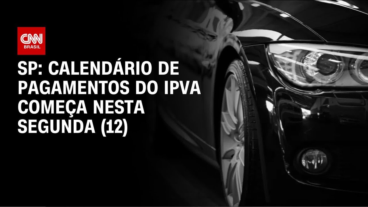 IPVA 2026: calend&aacute;rio de pagamentos come&ccedil;a nesta segunda (12) em SP | CNN NOVO DIA