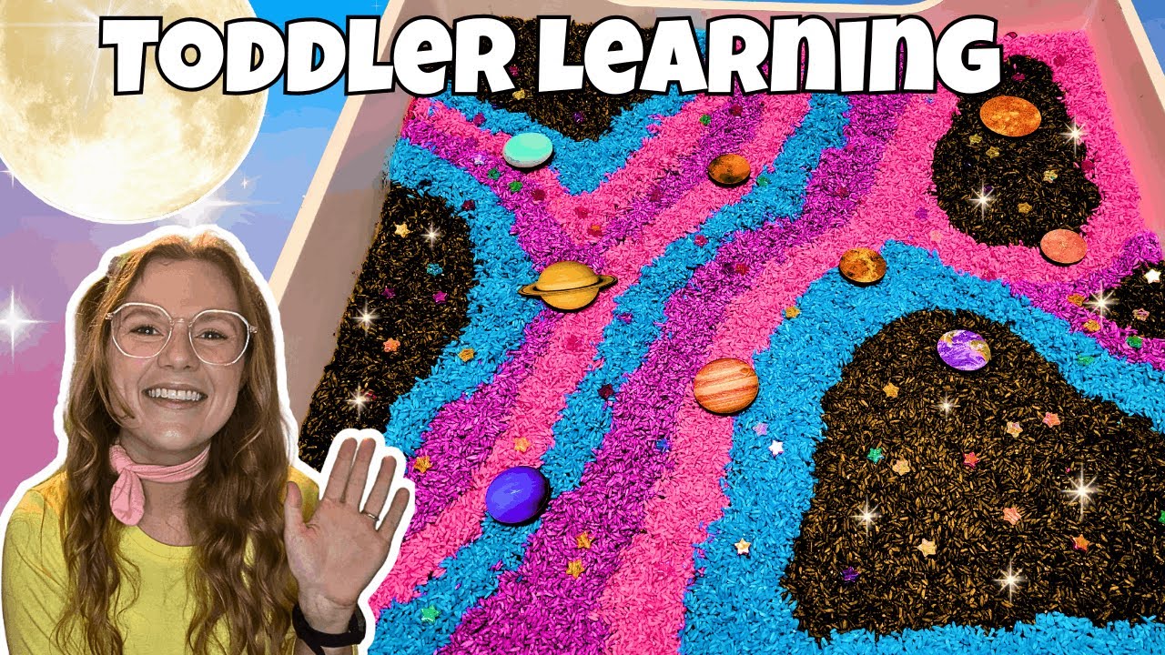 Space Learning for Toddlers | Colors, Counting & Shapes with Ms Kate | Preschool Learning Video