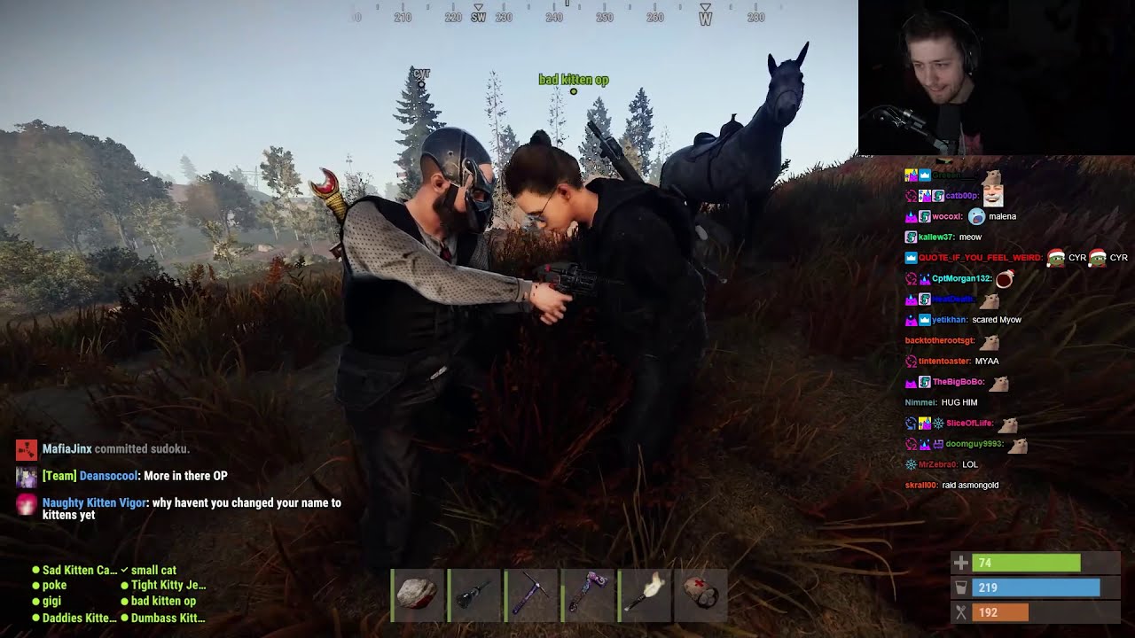 SODAPOPPIN AND HIS NAUGHTY KITTENS TAKE OVER THE OTV RUST SERVER
