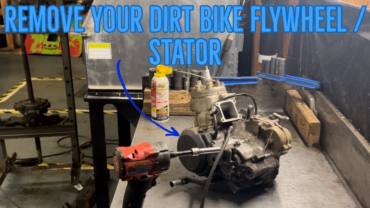 How To Remove Dirt Bike Flywheel & Stator | 2 Stroke & 4 Stroke