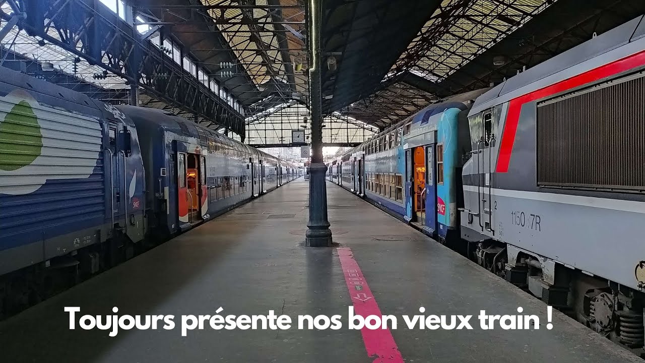 Les dernières rames tractées du réseau de Saint Lazare