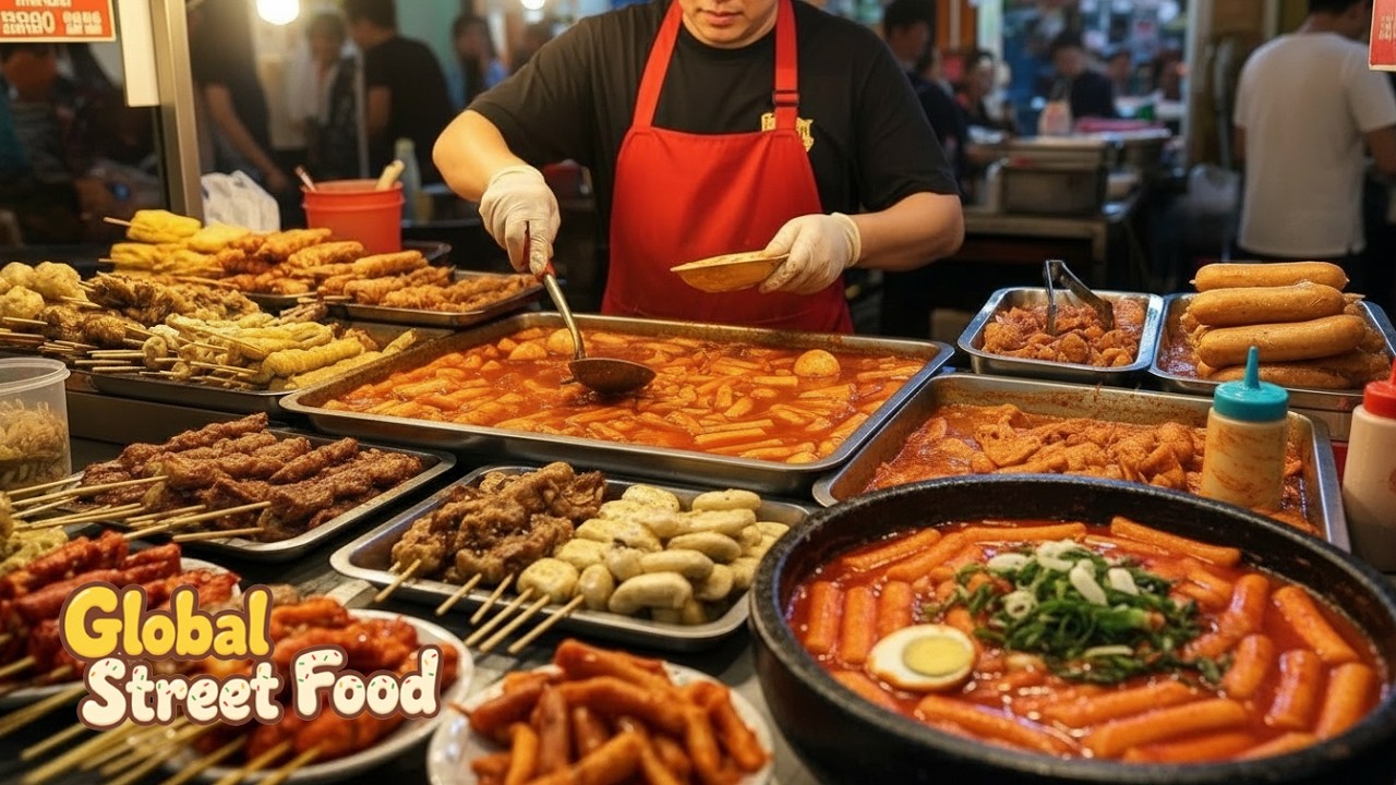 Korean tteokbokki is absolutely delicious! A popular Korean street food.