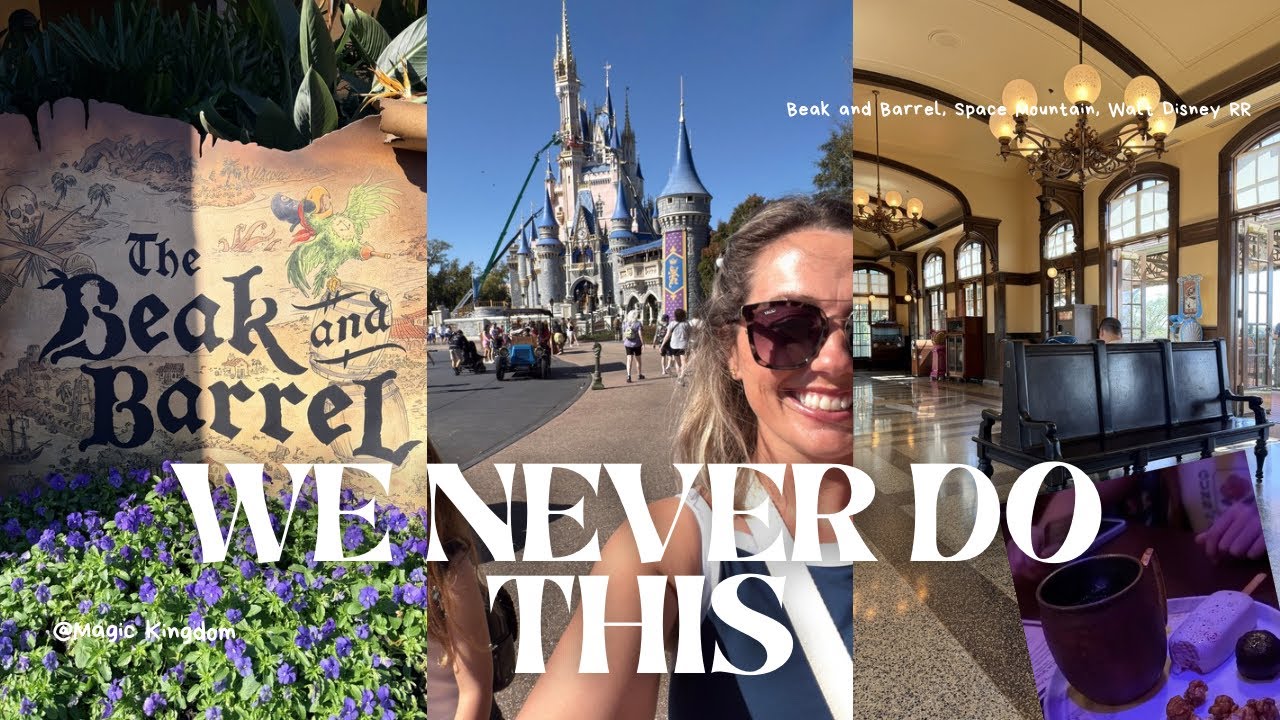 Doing EVERYTHING We Never Do at Magic Kingdom… (Pirates Bar Surprise!)