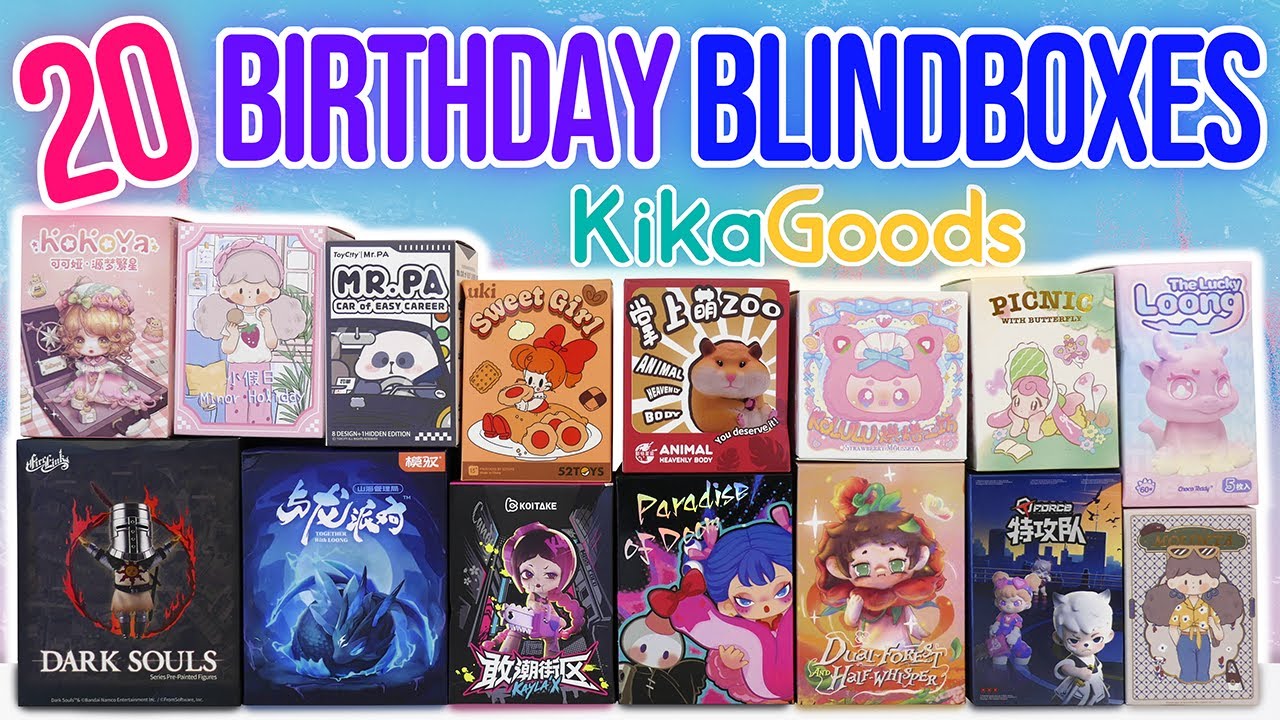 Unboxing 20 Kikagoods Blind Boxes