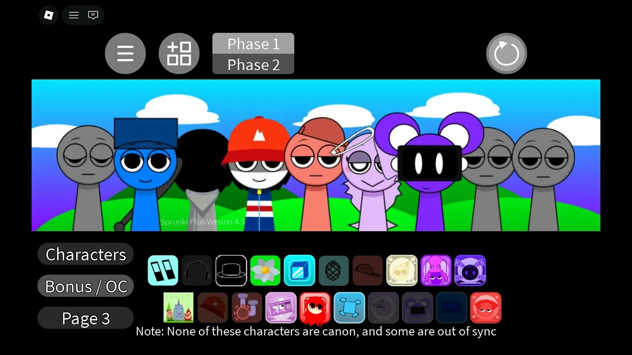 Roblox Sprunki Plus (I Think My Voice Was Recorded)