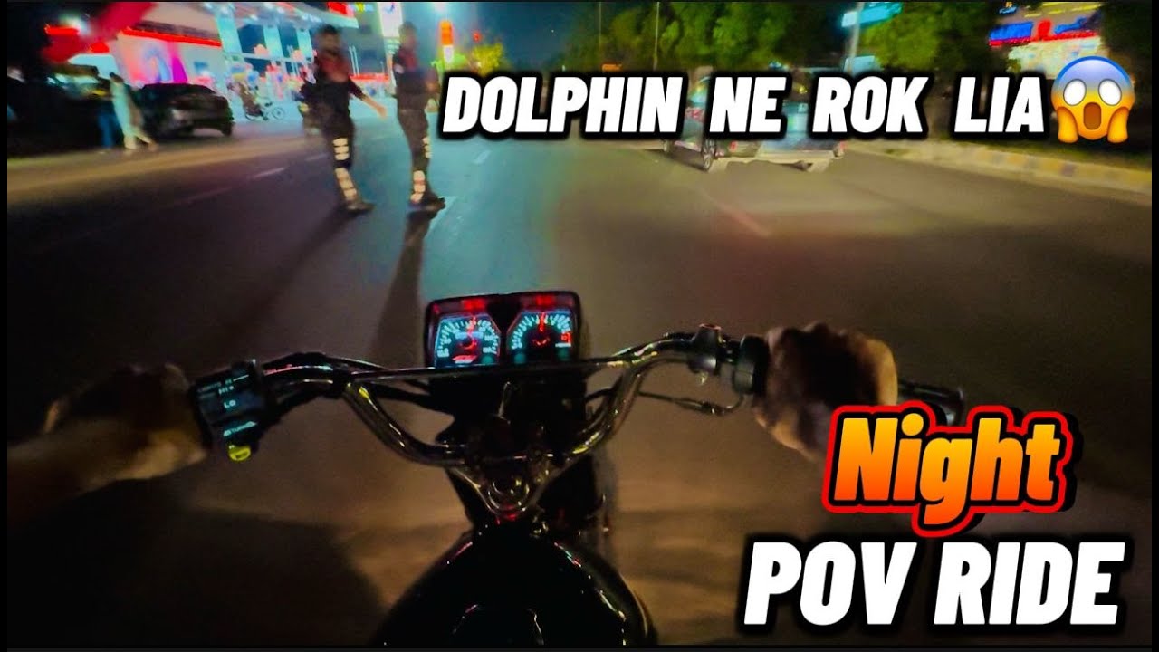 NIGHT DRIVE ON BLACK BEAST🔥 || POV RIDE || WAPDA TOWN TO LINK ROAD FLYOVER