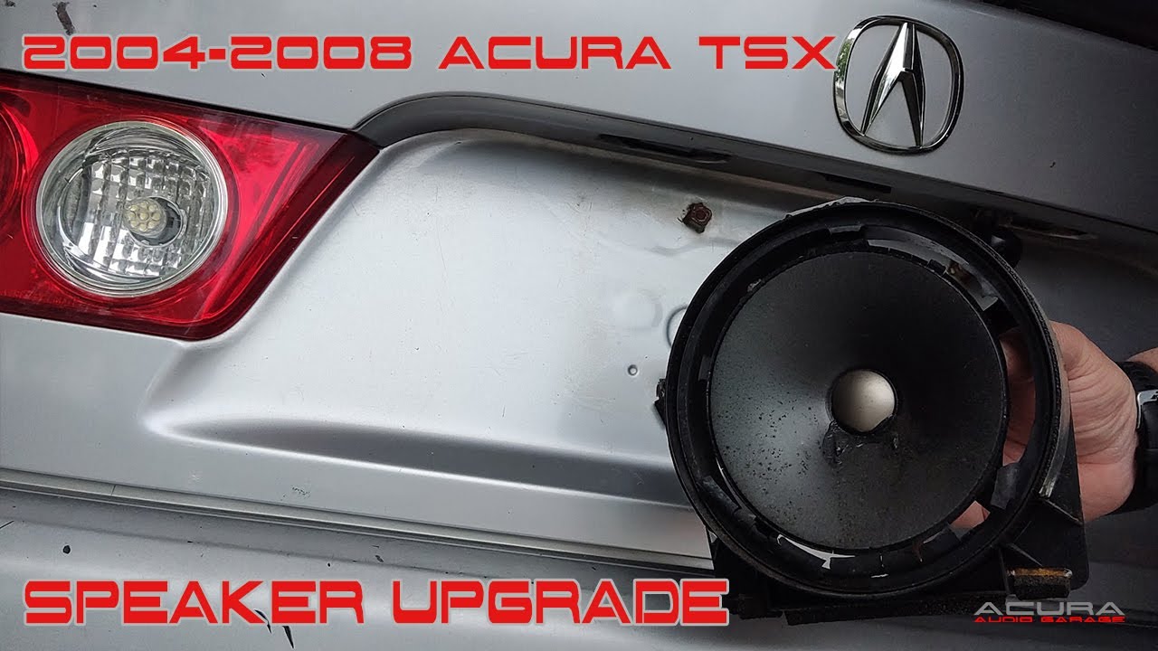 2004 2005 2006 2007 2008 Acura TSX | Honda Accord Door Speaker Upgrade Installation - DIY Pro Series