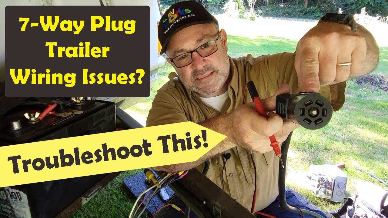 Repairing 7 Way Trailer Plug Wiring -- Pop-Up Camper RV -- My RV Works
