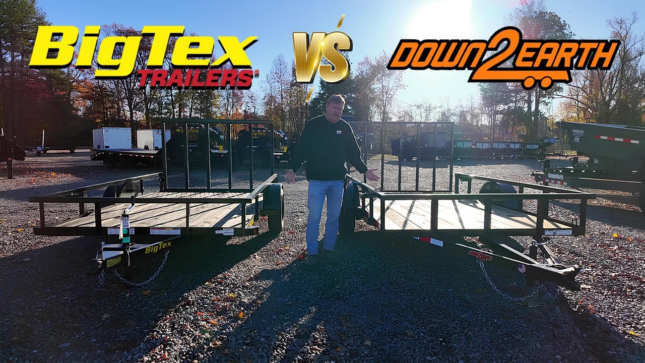 The Truth About BigTex vs Down2Earth Utility Trailers | MTX Review