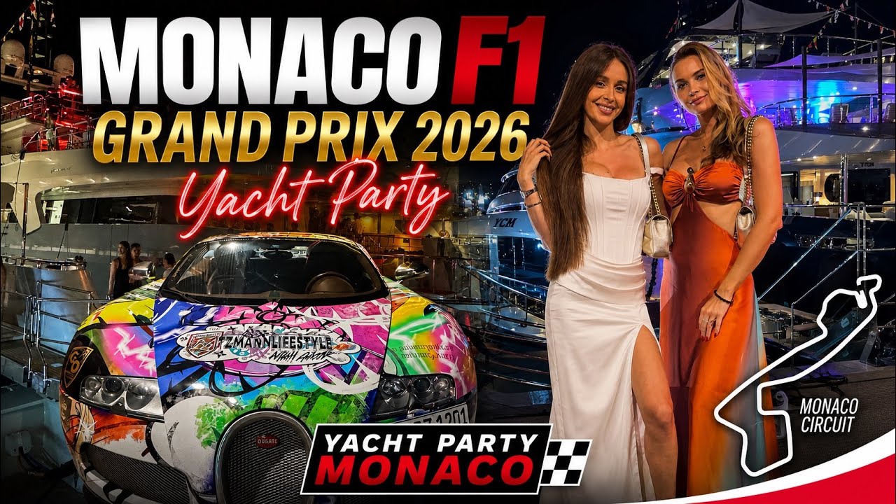 MONACO GRAND PRIX 2026 AFTER RACE YACHT PARTY🔥GUNNA ✝️WUNNA#monaco #billionaires 