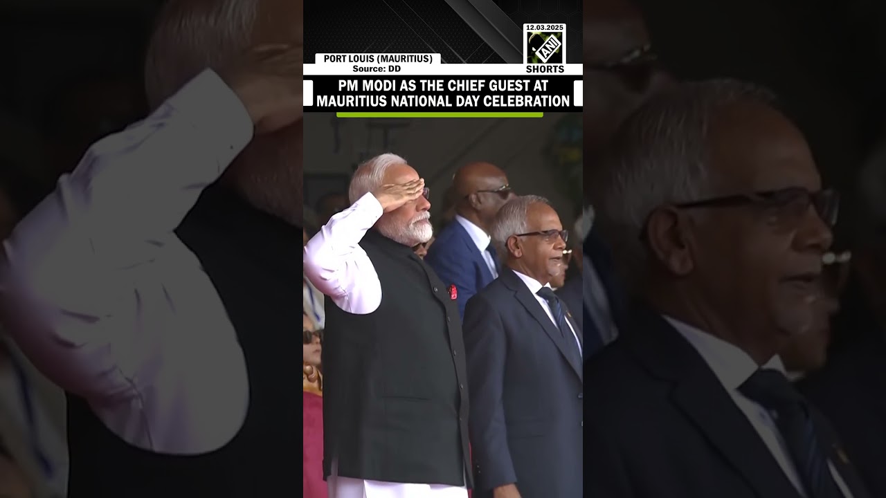 Watch: PM Modi attends Mauritius National Day Celebration