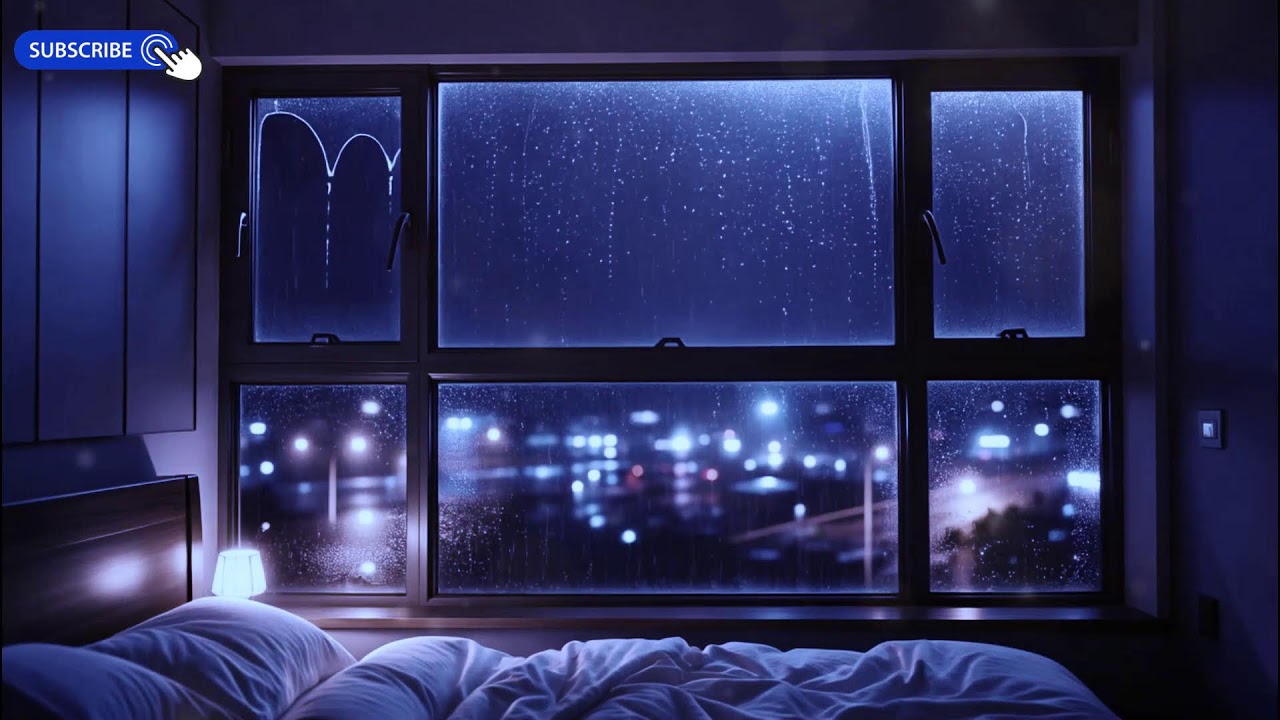 10 Hours Black Screen Rain Sounds 🌧️ Best Sleep Music