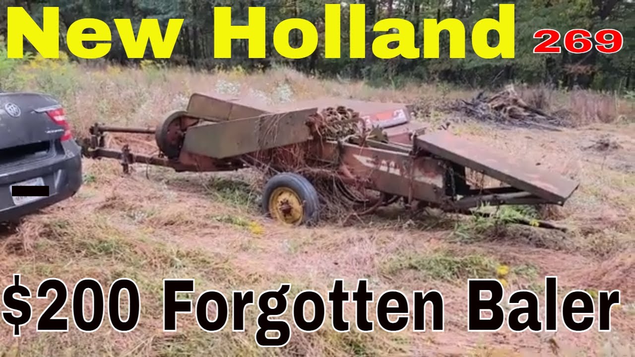 I Bought The Cheapest Baler On Marketplace - New Holland 269 Baler Rescue Part 1