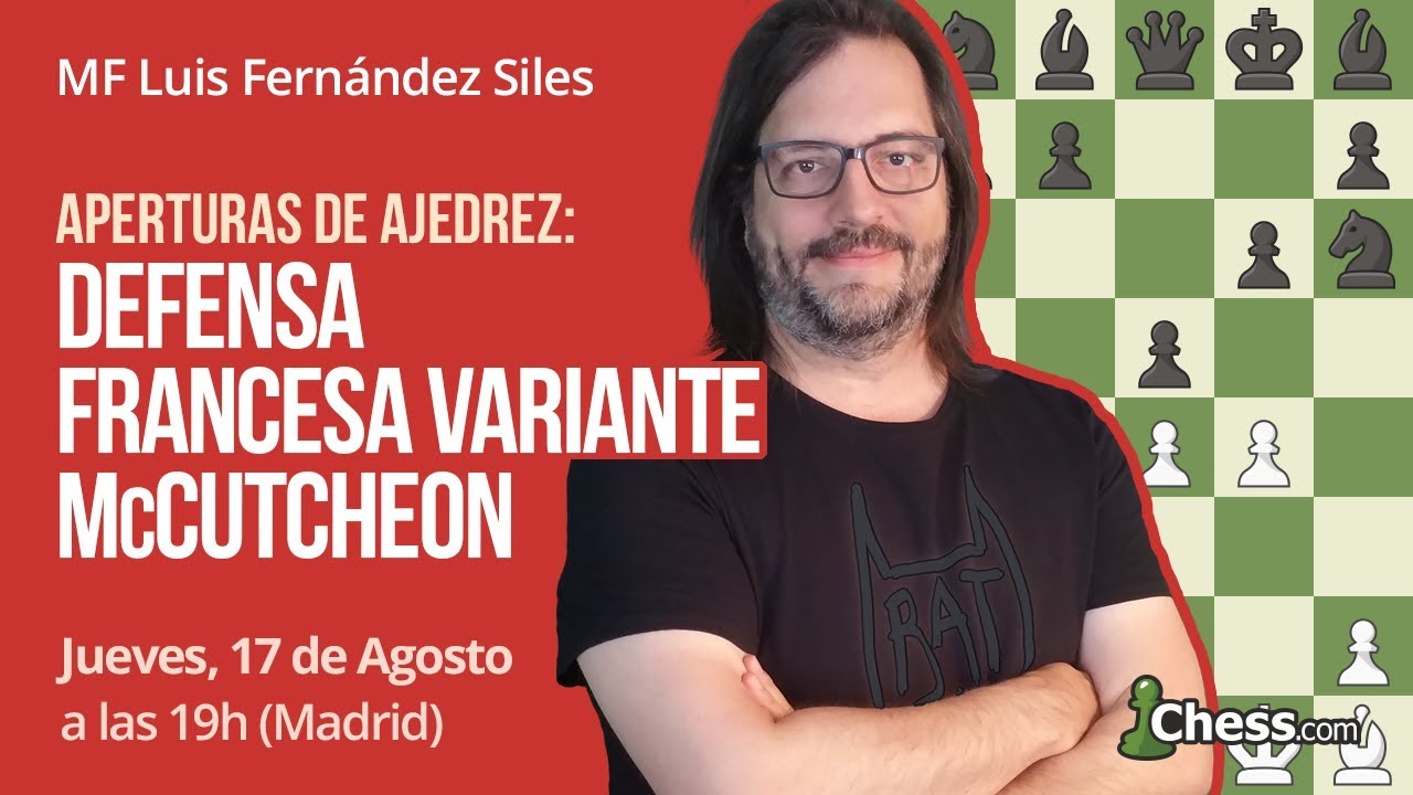 Aperturas de ajedrez: Defensa Francesa McCutcheon