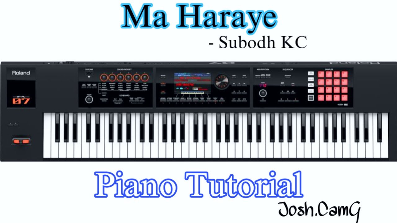 Ma Haraye | Subodh KC | Full Piano Tutorial