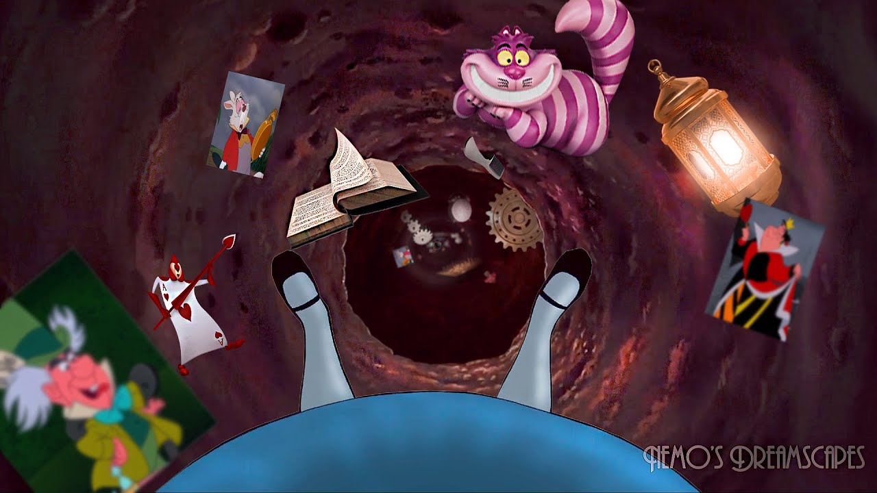 Floating down the rabbit hole to Wonderland for 6 Hours 🐰&spades;️&hearts;️(oldies music dreamscape, ambience)