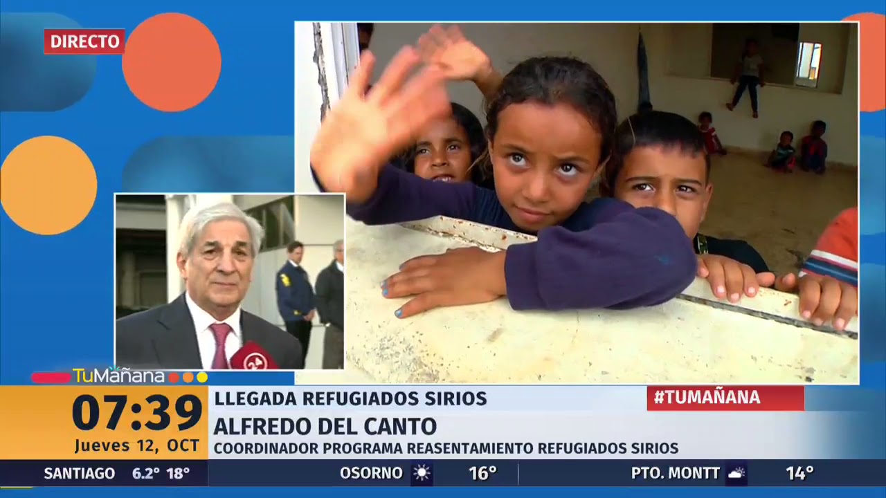 Este jueves llegan a Chile 14 familias de refugiados sirios | 24 Horas TVN Chile