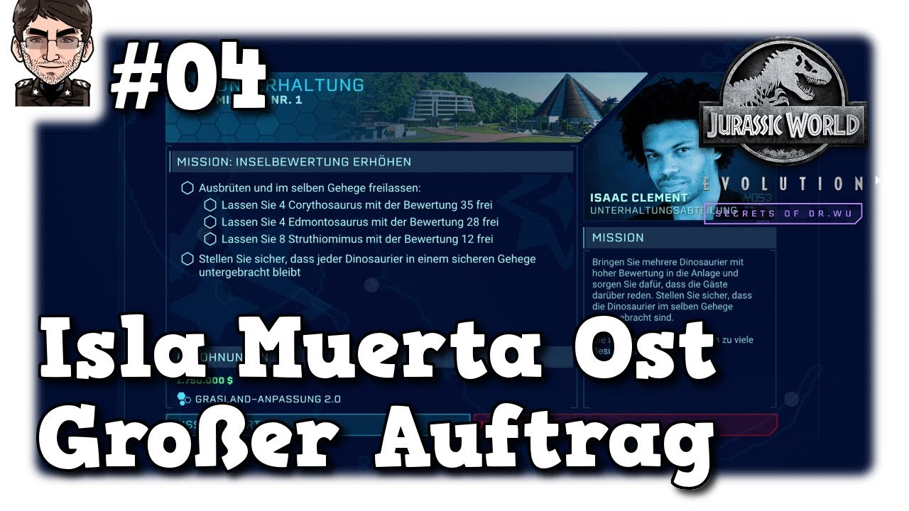 Jurassic World Evolution Dr. Wu DLC - Isla Muerta Ost, gro&szlig;er Auftrag #04