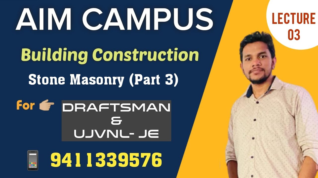 building construction Lecture 3# draftsman exam 
