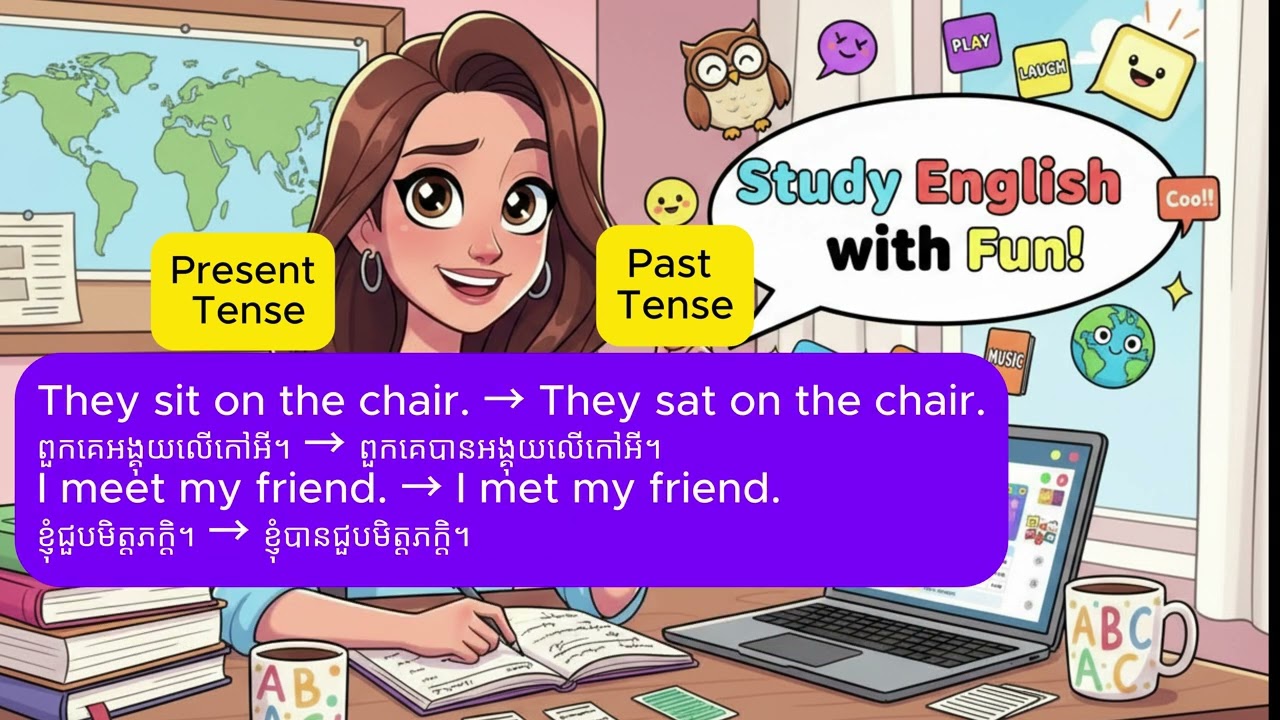 Present → Past Sentences grammer
