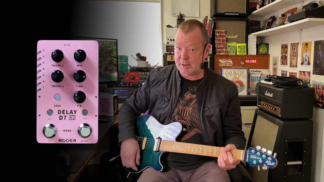 Mooer Audio: DELAY D7 X2 Dual Footswitch Stereo Delay Pedal