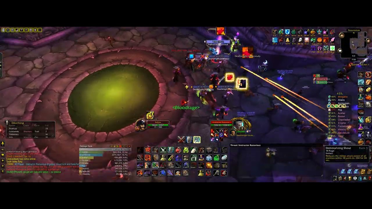 WoW Classic Hardcore --Death Wish-- NA Horde Instructor Razuvious