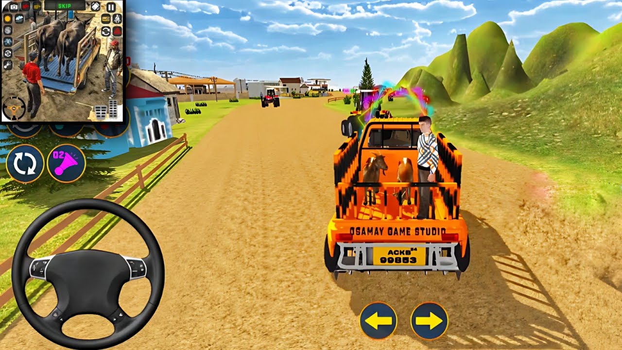 Indian Animal Truck Transport Gameplay | Part - 1