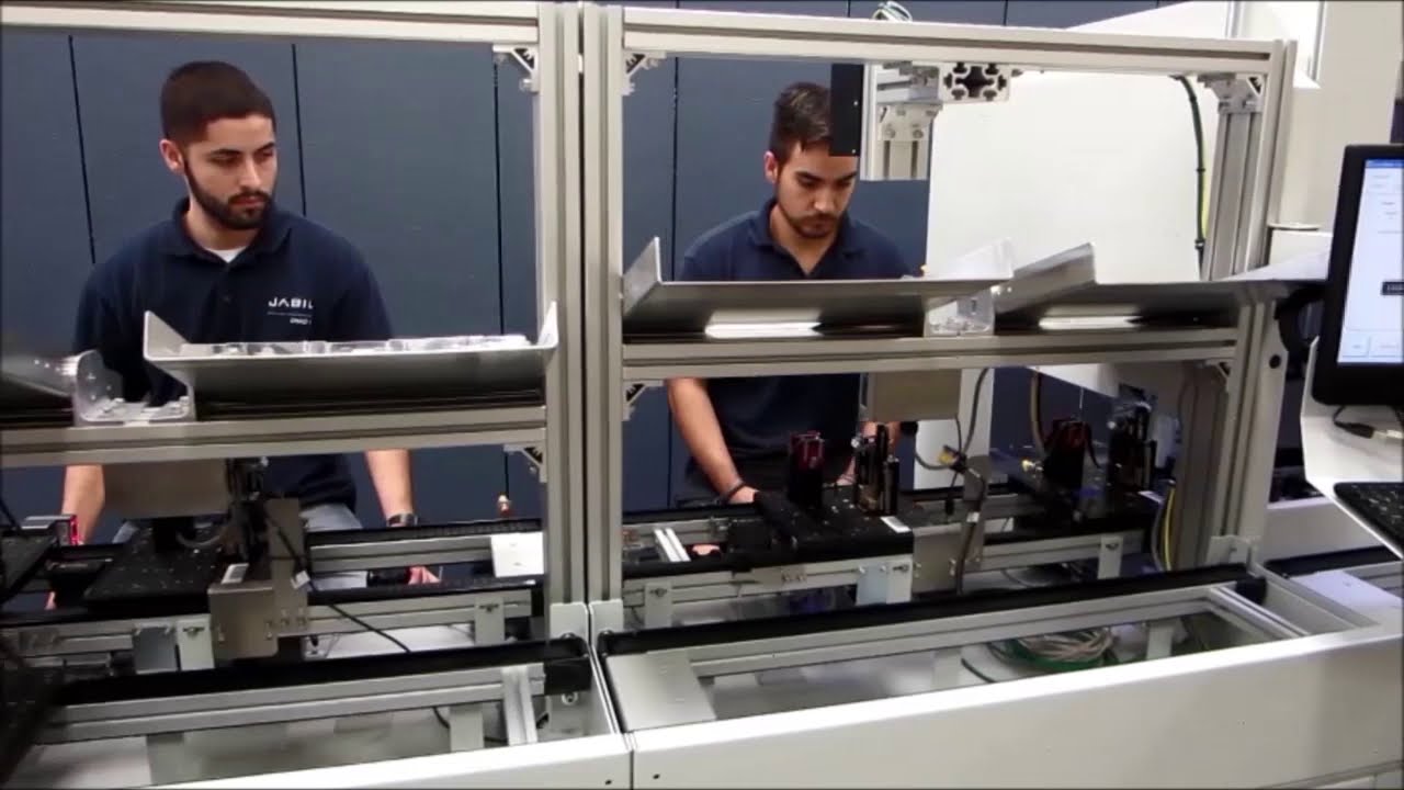 Automated Product Assembly Manufacturing Line for a Wearable Device