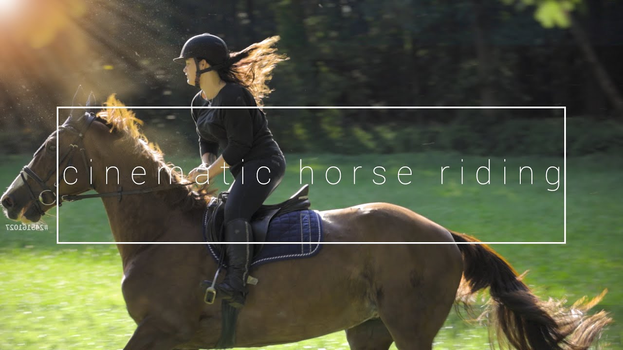 cinematic horse ridding. shot on the canon eos r