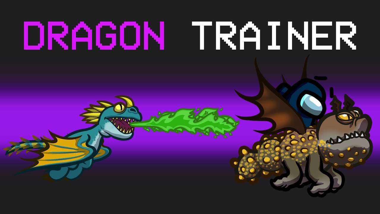 *DRAGON TRAINER* MOD In Among Us.