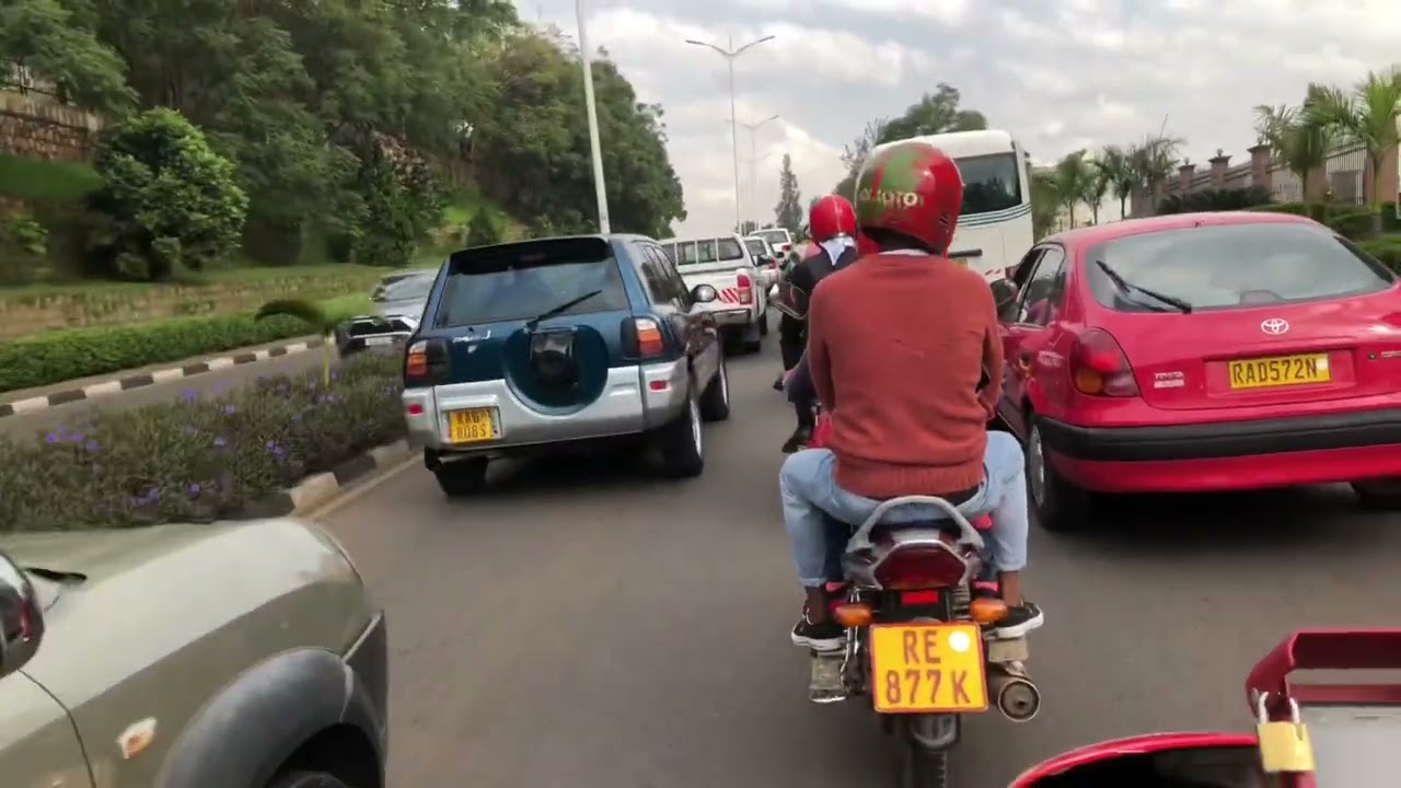Kigali - Rwanda | Kigali Crazy  Morning Traffic