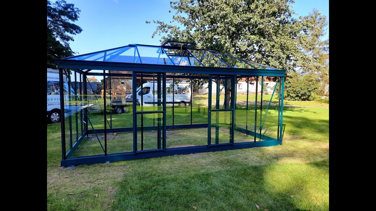 Montaż oranżerii Euro Pyra Stretched 309cm x 530cm