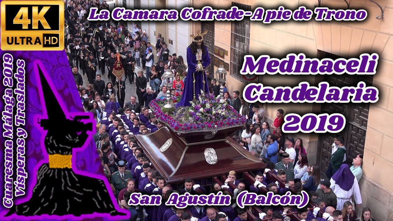 A PIE DE TRONO 2019. MEDINACELI - CANDELARIA. SAN AGUSTÍN. SEMANA SANTA MÁLAGA.