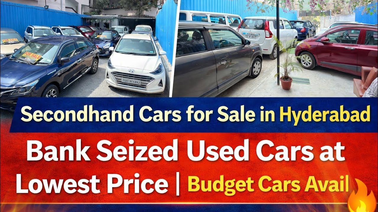 Secondhand Cars for Sale in Hyderabad | Bank Seized Used Cars at Lowest Price