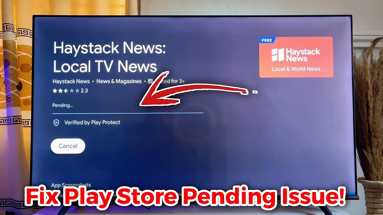 How to Fix Play Store Install Pending Problem on Smart TV