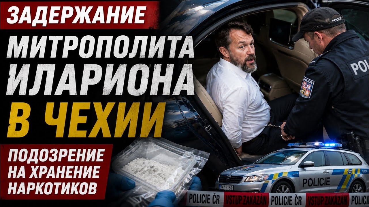 🚨 МИТРОПОЛИТ ИЛАРИОН ЗАДЕРЖАН В ЧЕХИИ. В МАШИНЕ НАЙДЕНЫ КОНТЕЙНЕРЫ С БЕЛЫМ ВЕЩЕСТВОМ