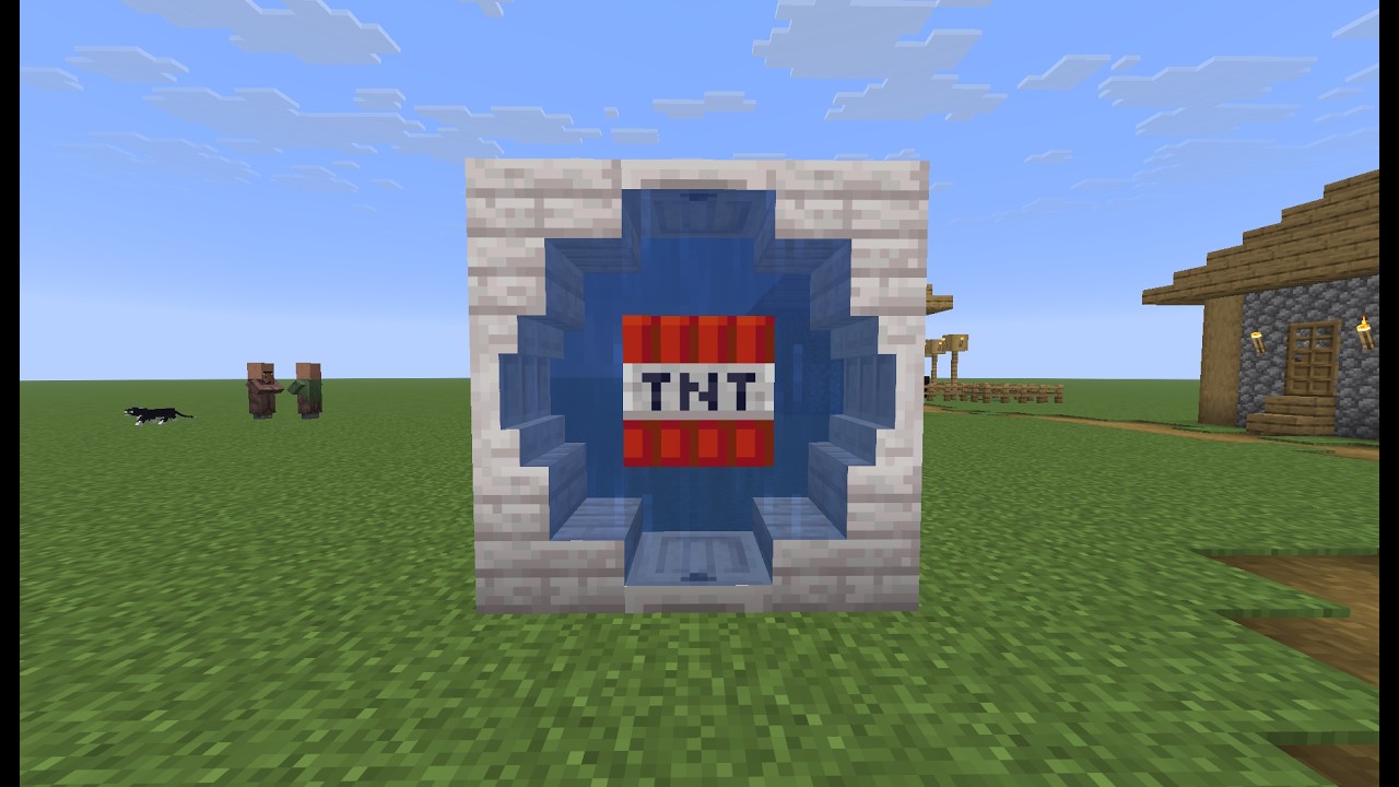 🔴Minecraft - TNT village live  #minecraft #shorts