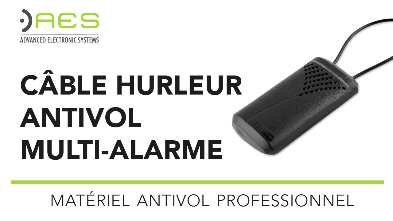 Câble antivol multi-alarme | AES Protection