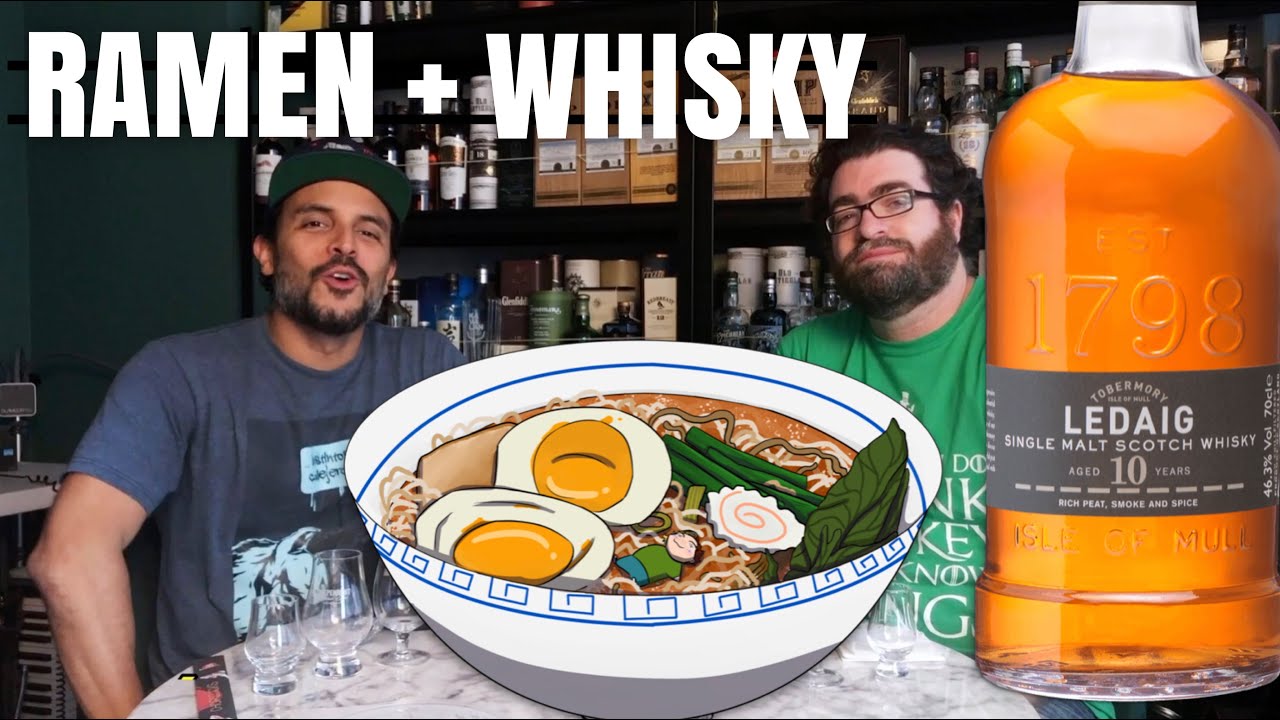 Whisky Maridaje: Ramen + Whisky Ahumado