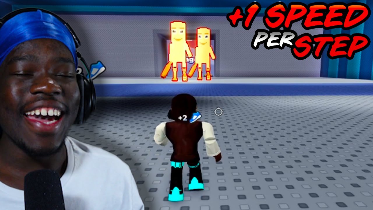 Every Step I Take I Get +1 Speed in Roblox