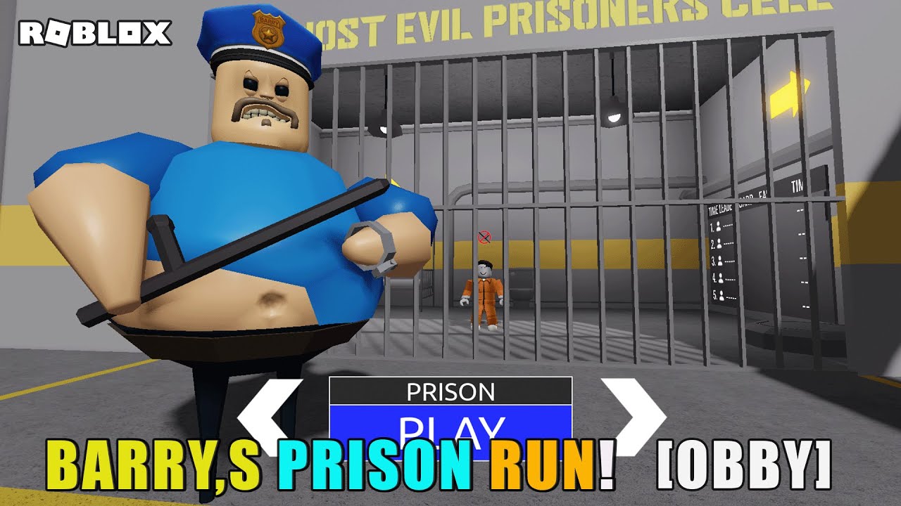 BARRY,S PRISON RUN ! [OBBY] | Roblox | In telugu By Bhanu Gamerzz