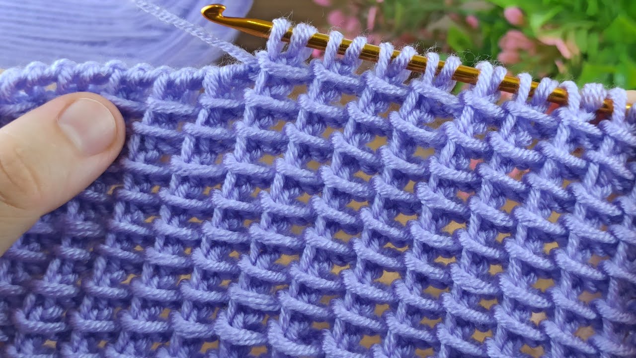 New model💯 *Super Easy Tunisian Crochet Baby Blanket For Beginners online Tutorial #tunisiancrochet