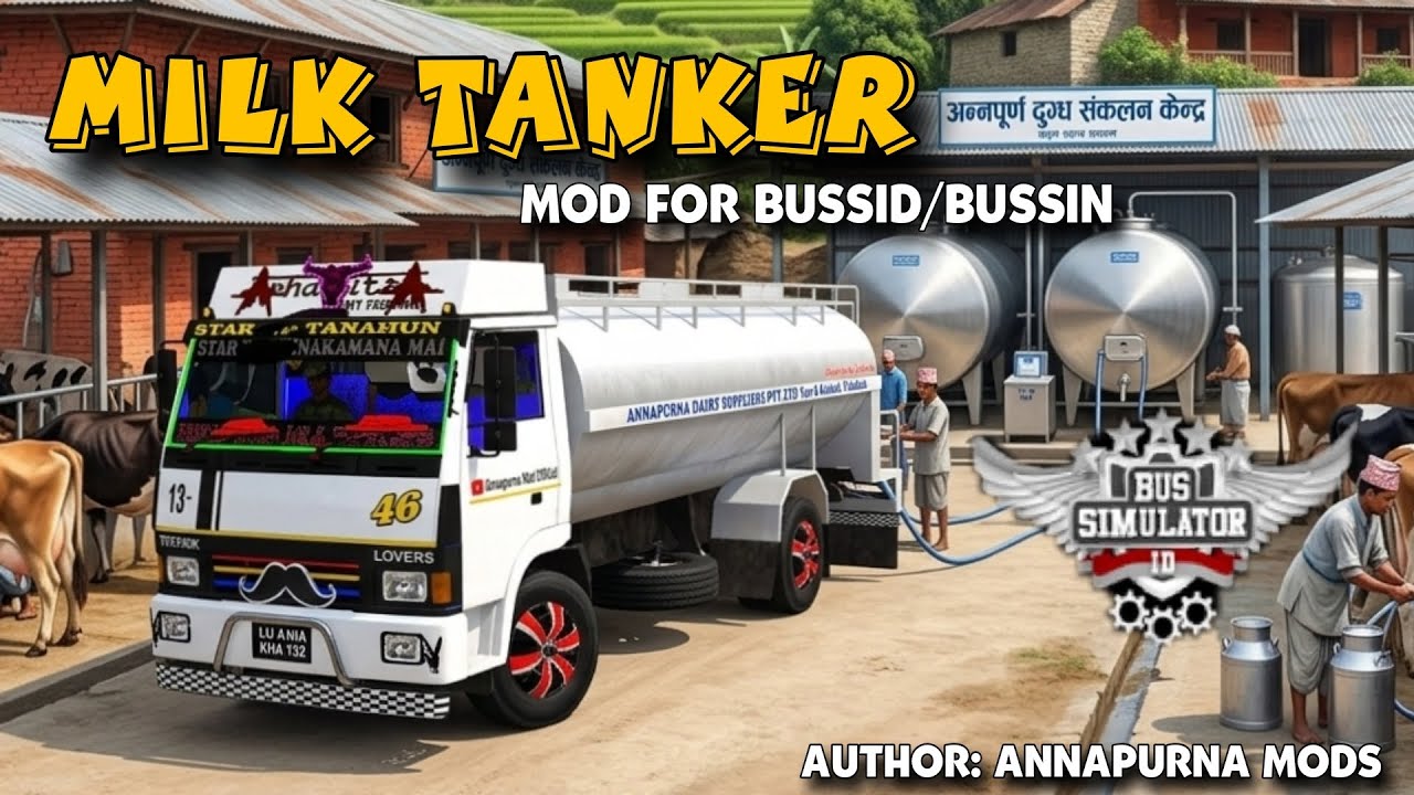 1109ex Milk Tanker mod for BUSSID/BUSSIN || link in description || @nepnex_mods @officalSB_Games