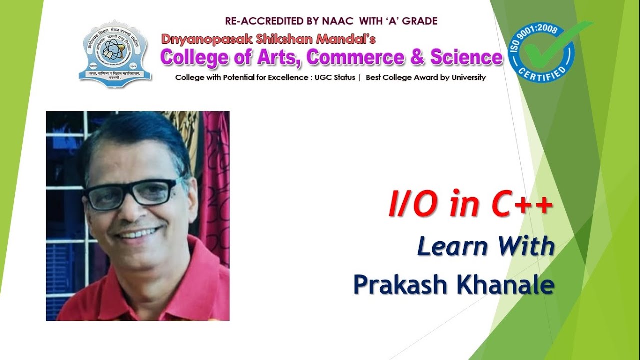 I/O in C++