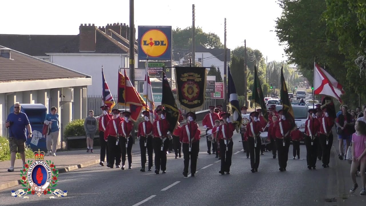Pride Of Knockmore Flute Band Before their own annual parade 10/05/24
