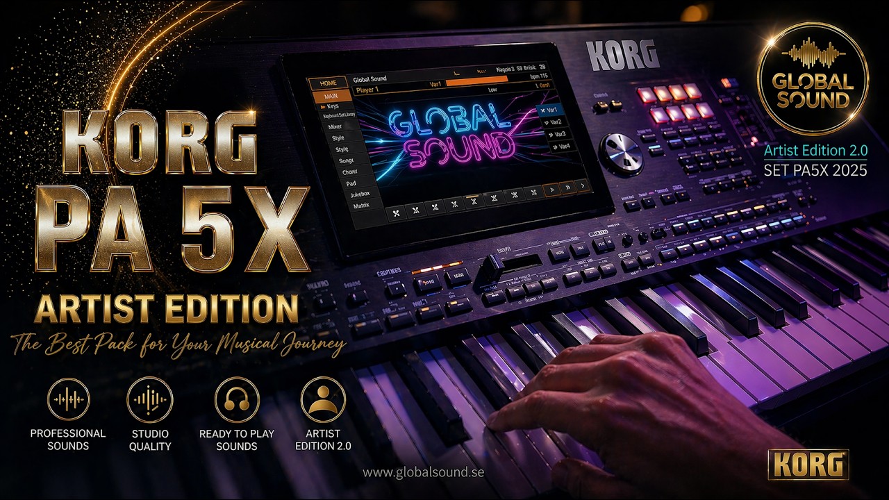 KORG Pa5X ARTIST EDITION v-3.1.  GLOBAL SOUND